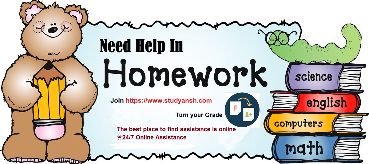 HomeworkXpert's tweet image. I can write an A+ Paper for you
💯 LEGIT
Guarantees:
✴0% Plagiarism√√
✴Delivered on Time ⏱
#essay #paper #write #due #homework #pay #assignment
✴Free Revisions
✴24/7 Online Assistance
DM or Email✉ support@studyansh.com
Or Visit studyansh.com