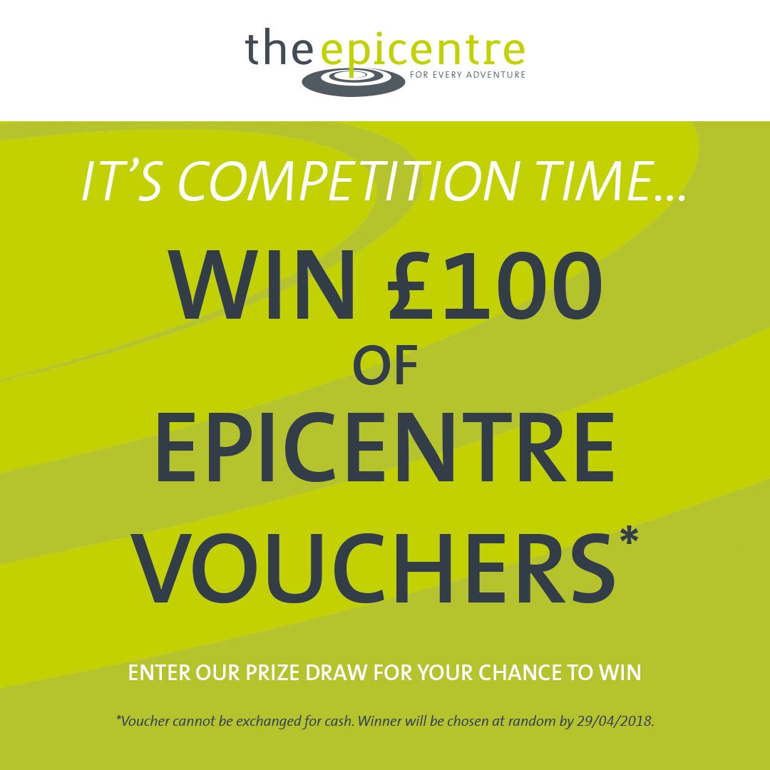 It's Competition Time at The Epicentre! #Win £100 worth of vouchers! To enter, simply sign up at theepicentre.co.uk/competitions #contest #contestalert #giveaways #lakedistrict