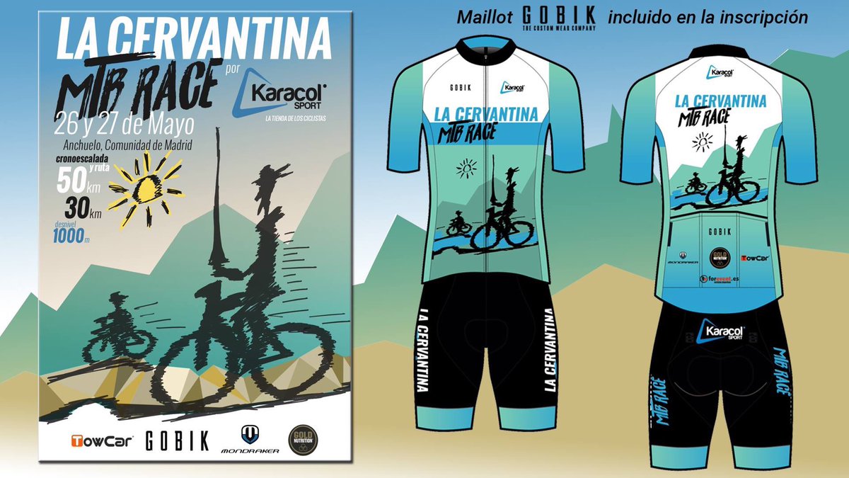 KaracolSport's tweet photo. ¿Estas preparado para una nueva aventura a 20 minutos de Madrid?
¿Conoces los senderos y barrancos del Parque Natural Los Cerros de Alcala de Henares?
Vete entrenando si quieres disfrutar del mejor mountain bike de la zona centro.
26/27 de Mayo
La Cervantina MTB Race por Karacol https://t.co/0j37Smvplv