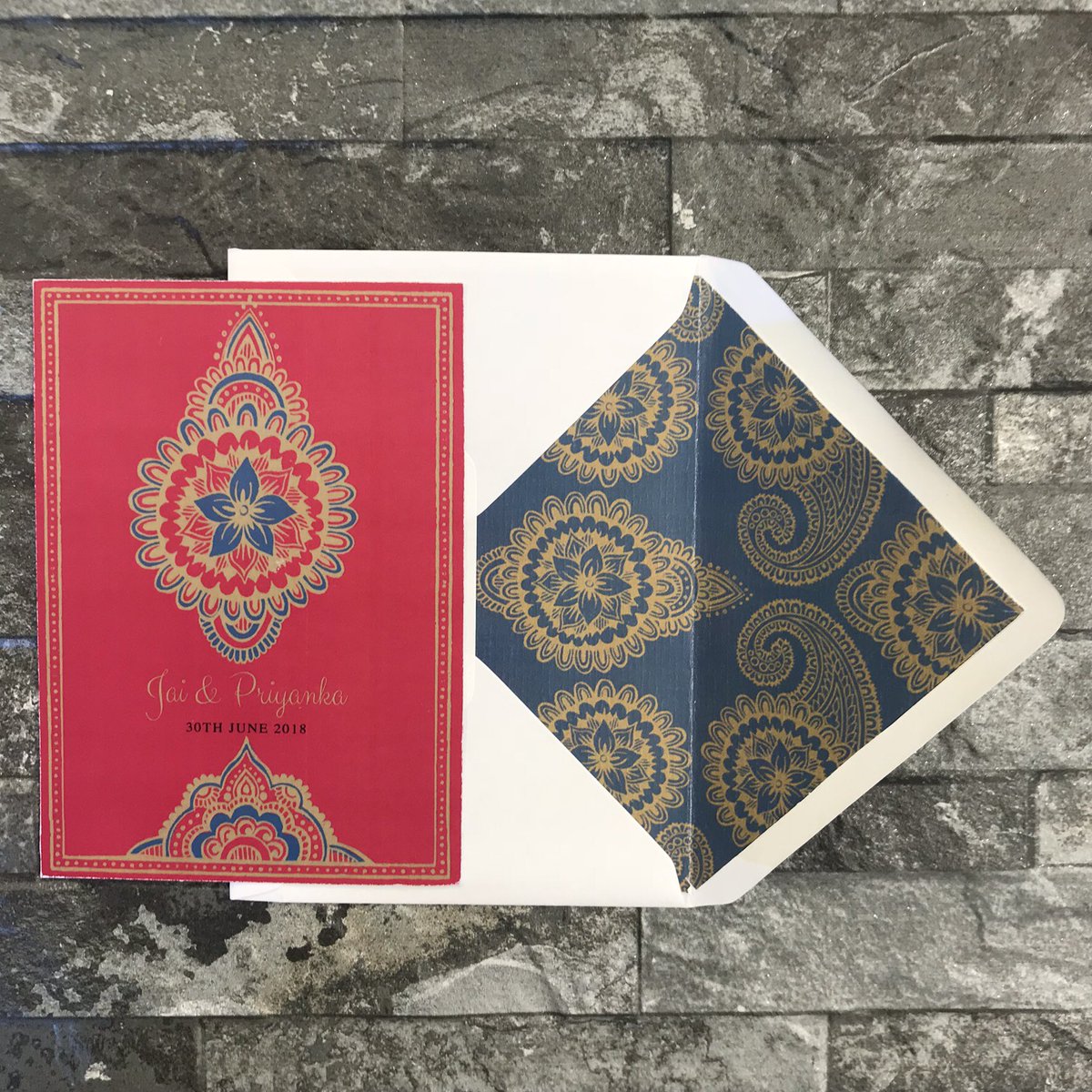 toptabledesign's tweet photo. A before and after....Deva starting an ink drawing for some new invites, to the finished result 🖋💌
#inkdrawing #indianwedding #custominvites #patterns #weddinginspiration https://t.co/8aj6wpRhMl