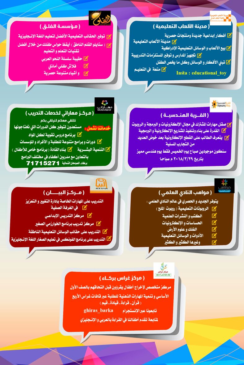 Ahmed Alyahmadi أمير السرايا On Twitter دعوة لحضور ملتقى الإبداع والمبدعين الأول بمركز غراس بركاء بمشاركة نخبة من المؤسسات المكتبية والتدريبية وغيرها 29 31 3 2018 من 4 7 مساء مركز غراس بركاء Https T Co Xx9t1psmvq