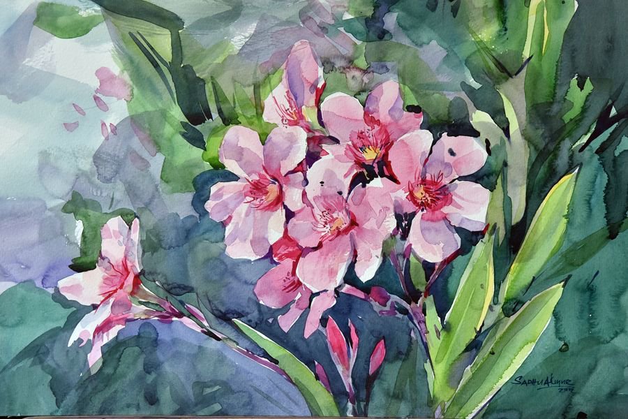 RangDeStudio's tweet photo. 'Flowers'⠀
Watercolor painting by #SadhuAliyur⠀
See Here: https://t.co/wtpZjE9YFE
#colorinstudio #watercolorpainting #paintings #art #artist #Decor #FineArts #flower #artstudio #InstaArt #CommissionedArt https://t.co/dOELae6GVZ
