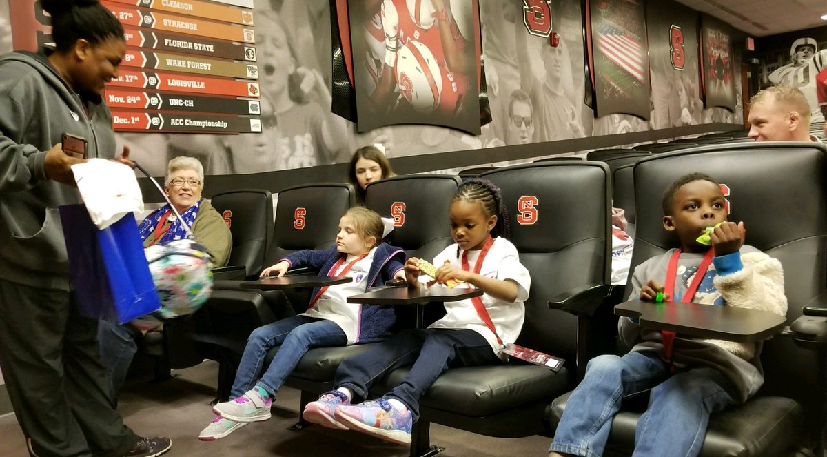 TimothyMontjoy's tweet photo. Operation Teammate with the @PackFootball family at Carter-Finley stadium today.
#memorable #SportingExperience for all the kids.
Huge thank you to MSgt Ballantini of #SJAFB, &amp; Mr. @PeteRoley with the entire 1st class team at #NCState!
@Coach_Ledford
#ImpactfulAthleteInteraction https://t.co/itU3HVV7KX