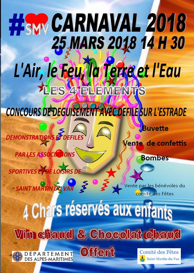 stmartinduvar's tweet photo. Tous au carnaval !! https://t.co/hCCVrLIXfZ