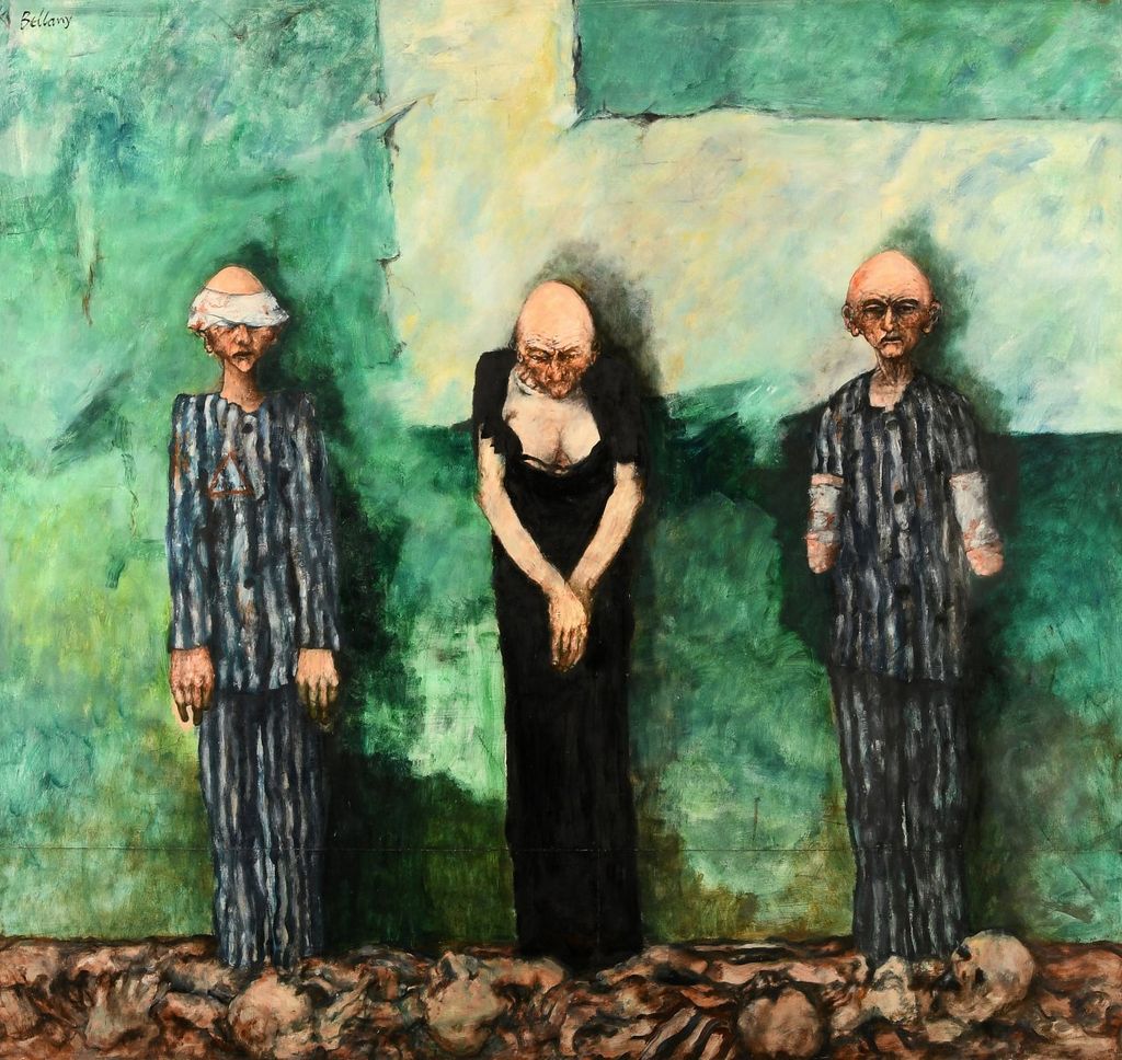 LondonArtFair's tweet photo. Perhaps the most important work in #JohnBellany 's career, 'Pourquoi', 1967 is currently on display at @Castlegate_Art as part of the exhibition ‘John Bellany (RA, CBE) - Selected Paintings’. The exhibition runs until 14, April.
#LAFrecommends
#lafgallery
#londonartfair https://t.co/xGXHNJL3vA