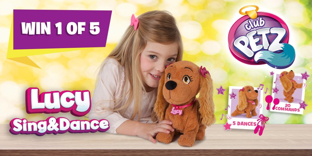 SmythsToysIRE's tweet photo. Last chance to win 1 of 5 Lucy The Puppy Sing and Dance 🌞🐶 to enter this competition, simply follow us and retweet! 🔁 ends tonight 24th March, winners (UK and ROI only) will be notified by PM - good luck 😄 https://t.co/eWzfvksbMG