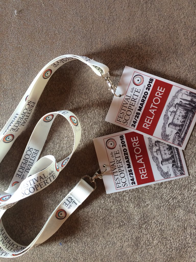 Siamo pronti per il #festivaldellescoperte e voi? Vi aspettiamo!