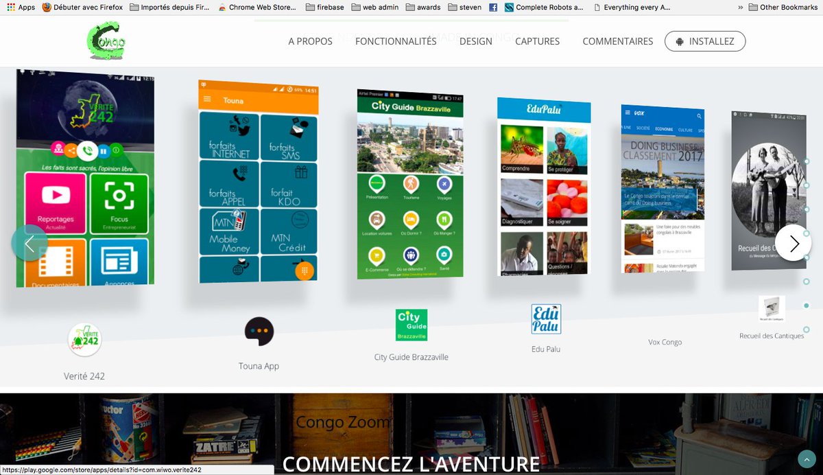 steve111MV's tweet photo. Le site web de @CongoZoom met en avant le #MadeInCongo et le #MadeForCongo.
à très bientôt ... #team242 #Congo #Brazzaville #ChezMoiAuCongo #242Dev #CongoZoom #Design https://t.co/X23Oaw6Buo