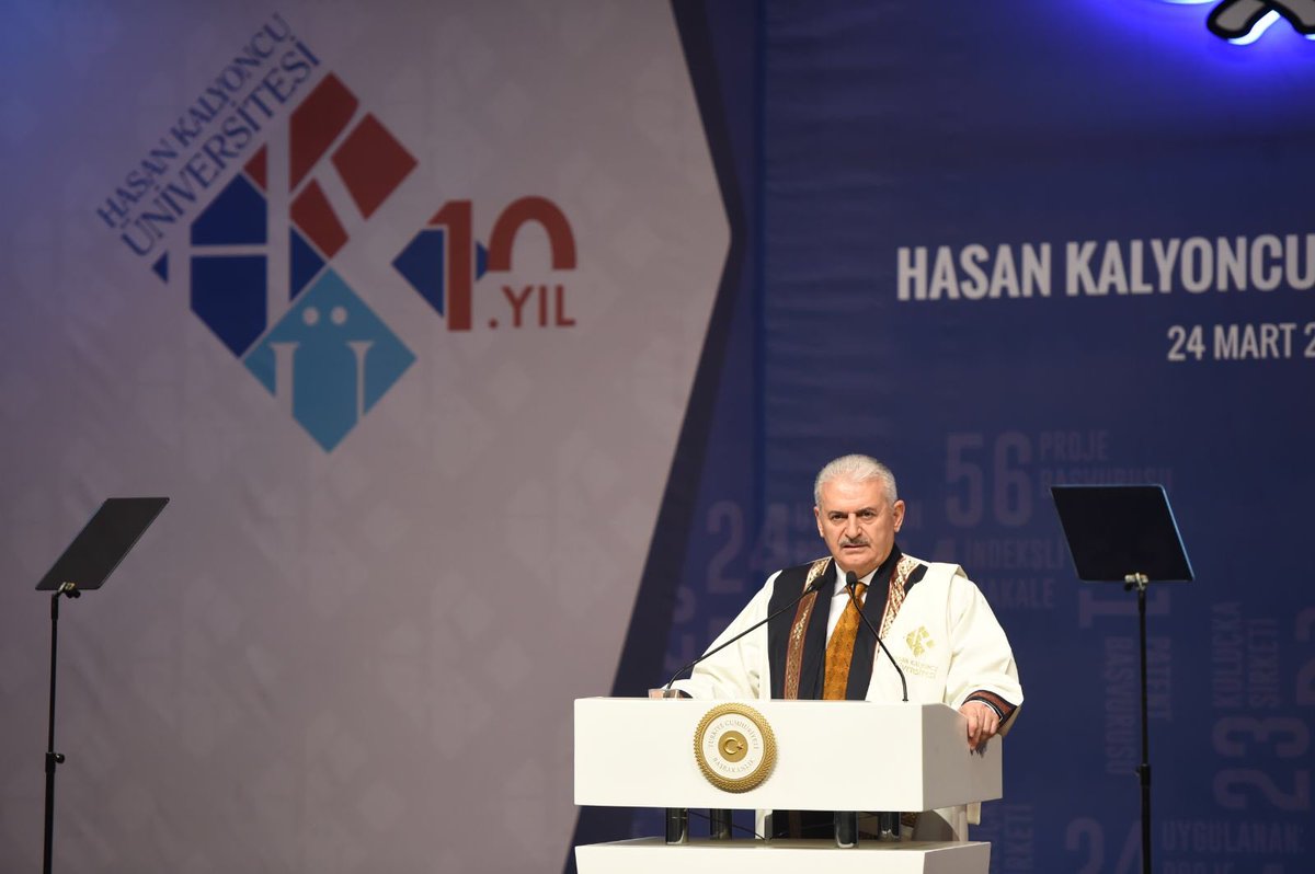 abdulhamitgul's tweet photo. Bilim,teknoloji ve sanatta öncü üniversitelerimizden Hasan Kalyoncu Üniversitesi'nin düzenlediği, Sayın Başbakanımız Binali Yıldırım'a fahri doktora tevcihi ve 10. Yıl Akademik Ödül Töreni'ne katıldık. https://t.co/7P0Hw7u7zb