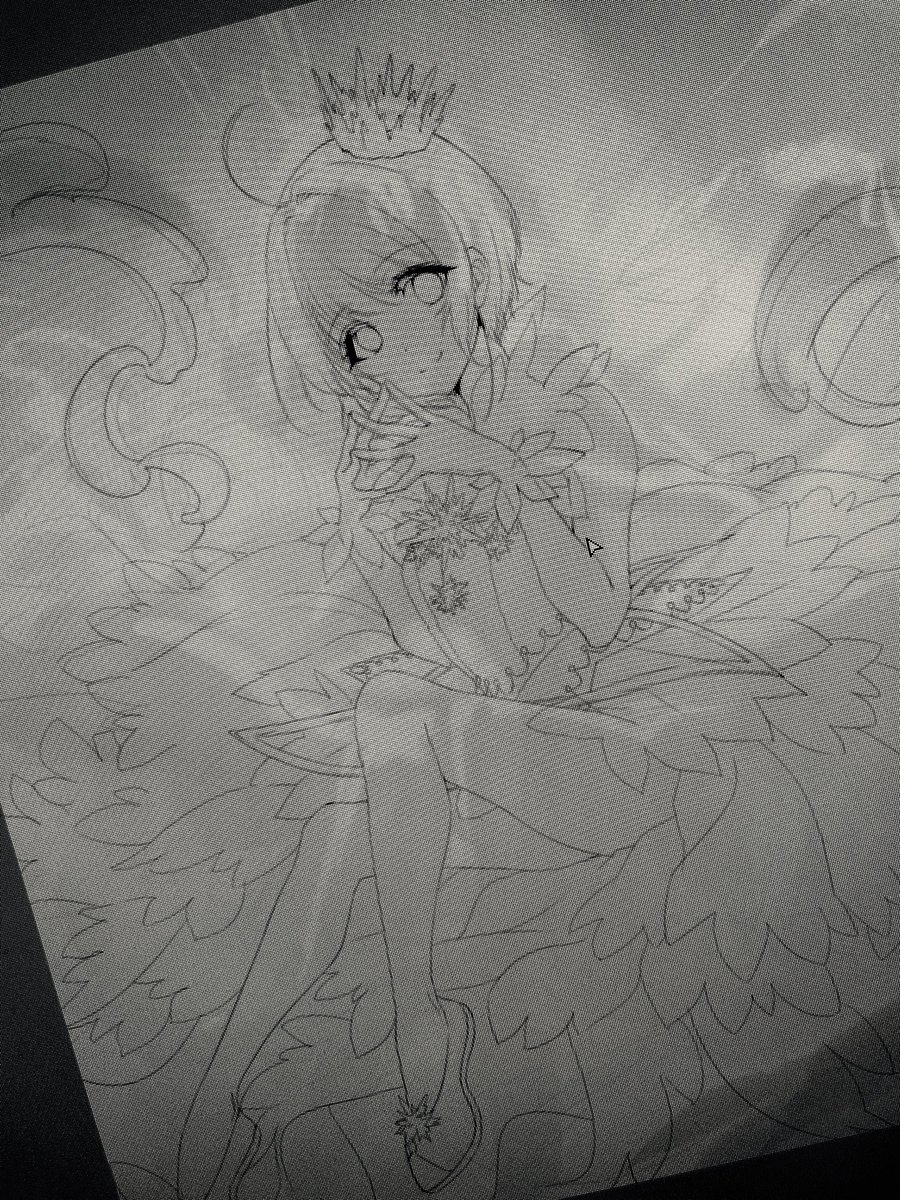 さくらちゃん描く? 