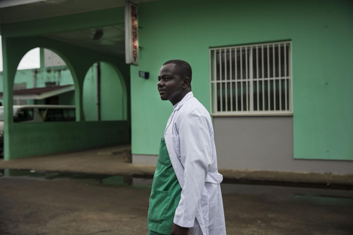 Ebola survivor Marvin Kai is a technician at St Joseph’s Catholic Hospital in Liberia. He is a direct beneficiary of our work harnessing the ingenuity of #innovators around the world. Learn more: usaid.gov/sites/default/… @CIIimpact @USAIDLiberia @USAIDGH