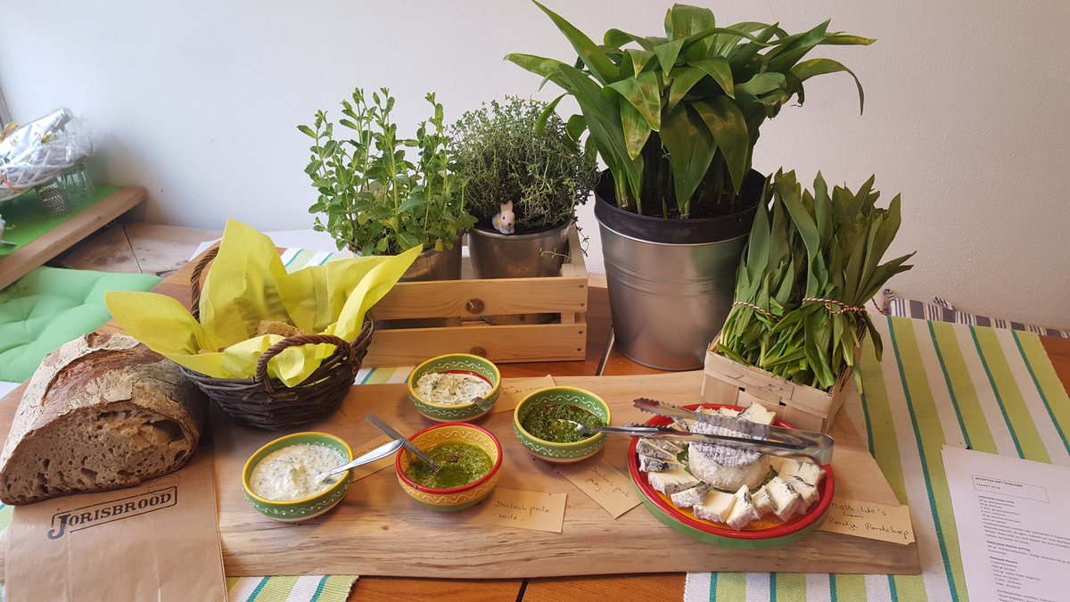 Proef de lente met daslook!