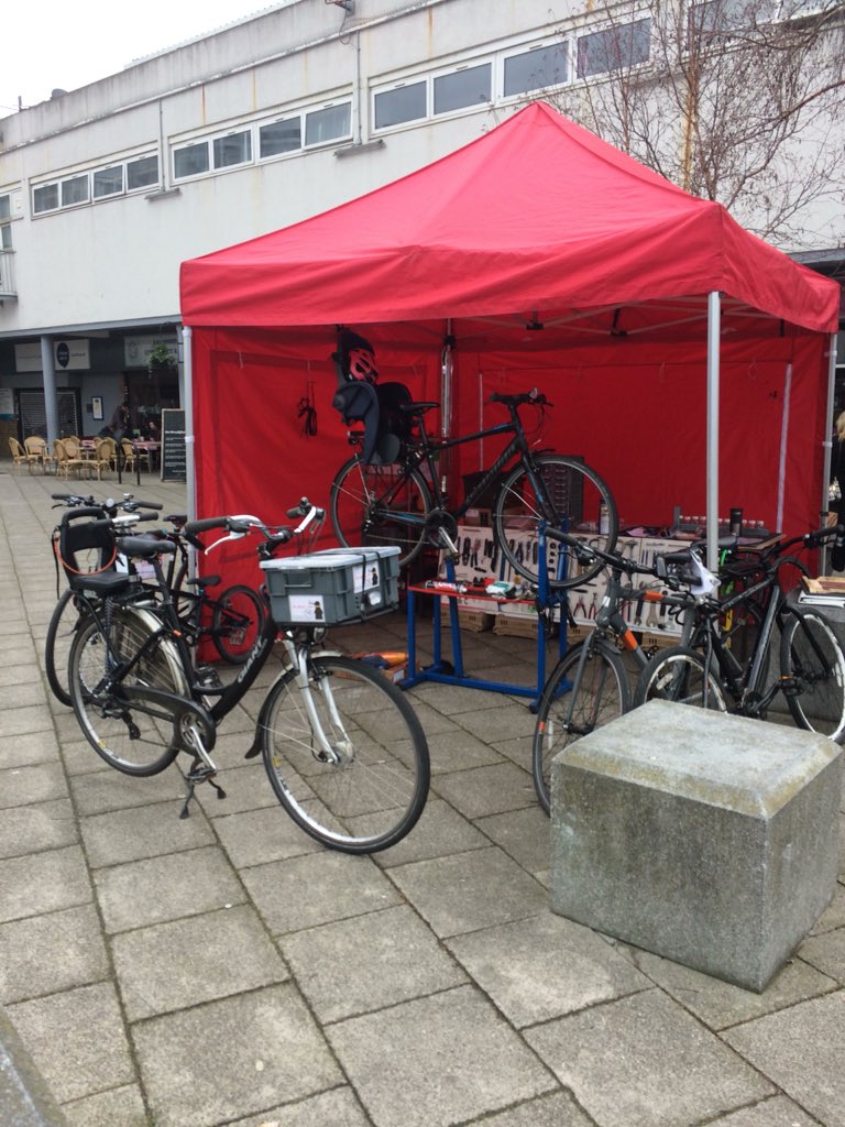 The Ninja Bicycle Stall at The Blue Market