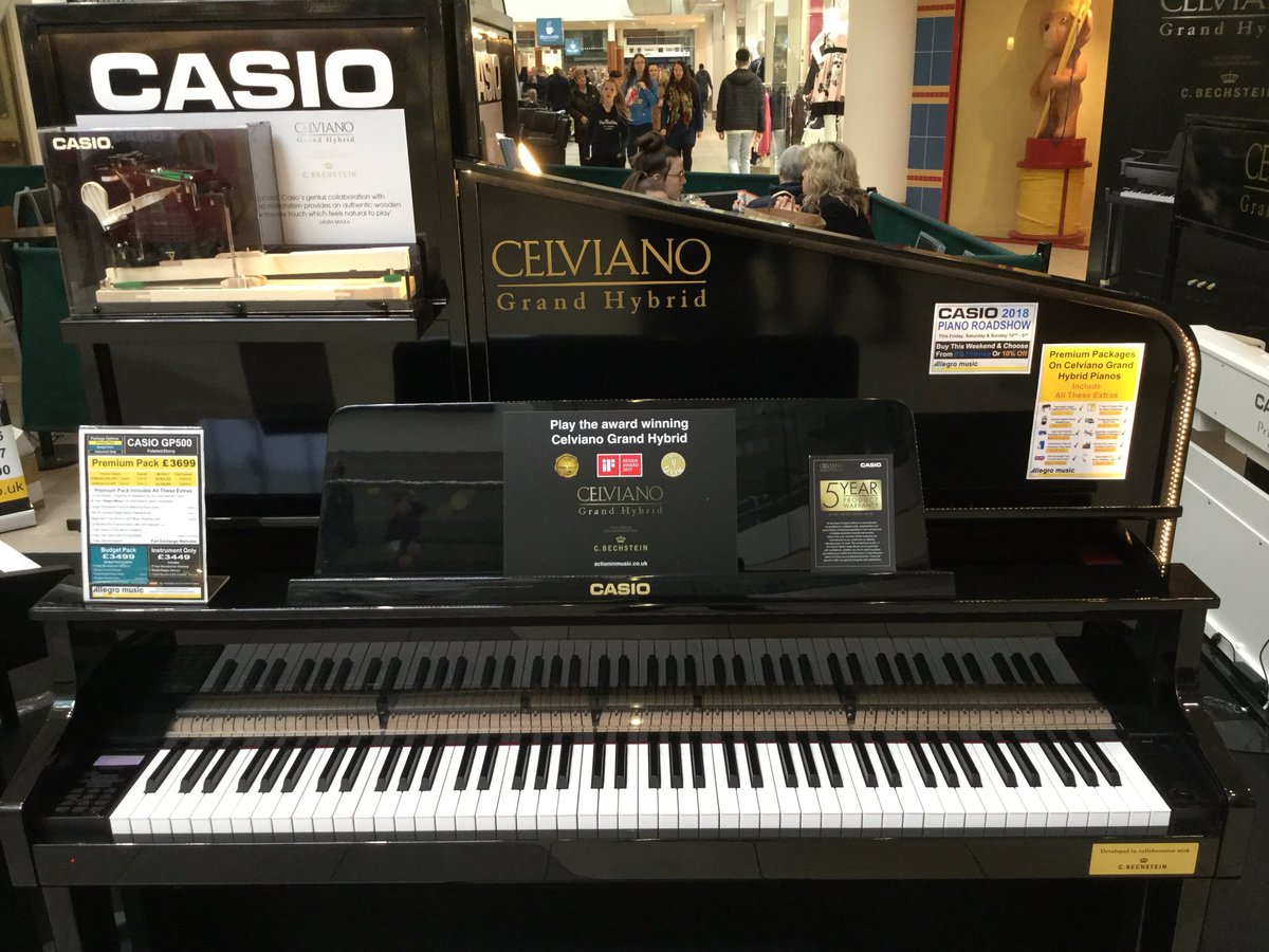 Casio_Andy's tweet photo. Pop down to @CasioMusicUK &amp; @AllegroMusic_UK pop up shop at the Eastgate Shopping centre in #Basildon #Essex where you’ll find us on the ground floor near #starbuckscoffee and @Debenhams with some fantastic offers on our ranges of #digitalpianos #actioninmusic 🎹🤗 https://t.co/jlhHcw3vf9