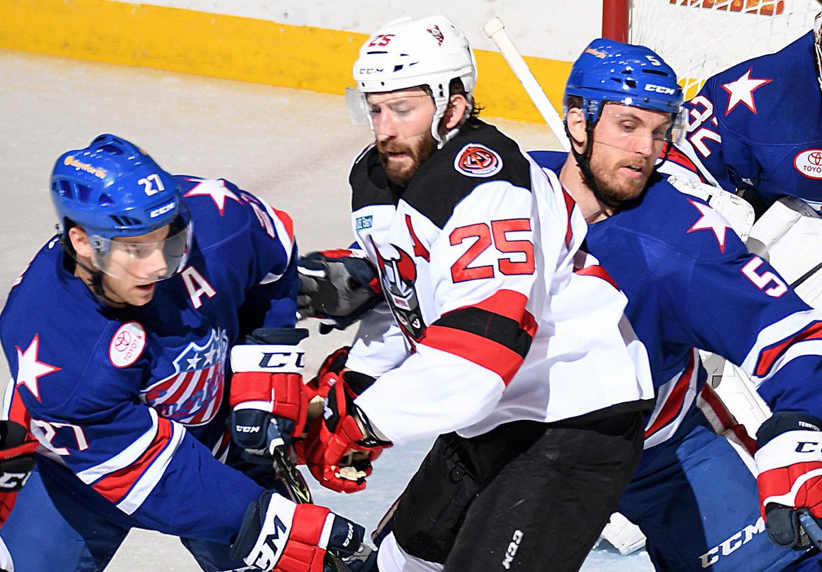 Nick Lappin picked up his third hat trick of the season in the <a href="/BingDevils/">Binghamton Devils</a> 4-2 win last night.