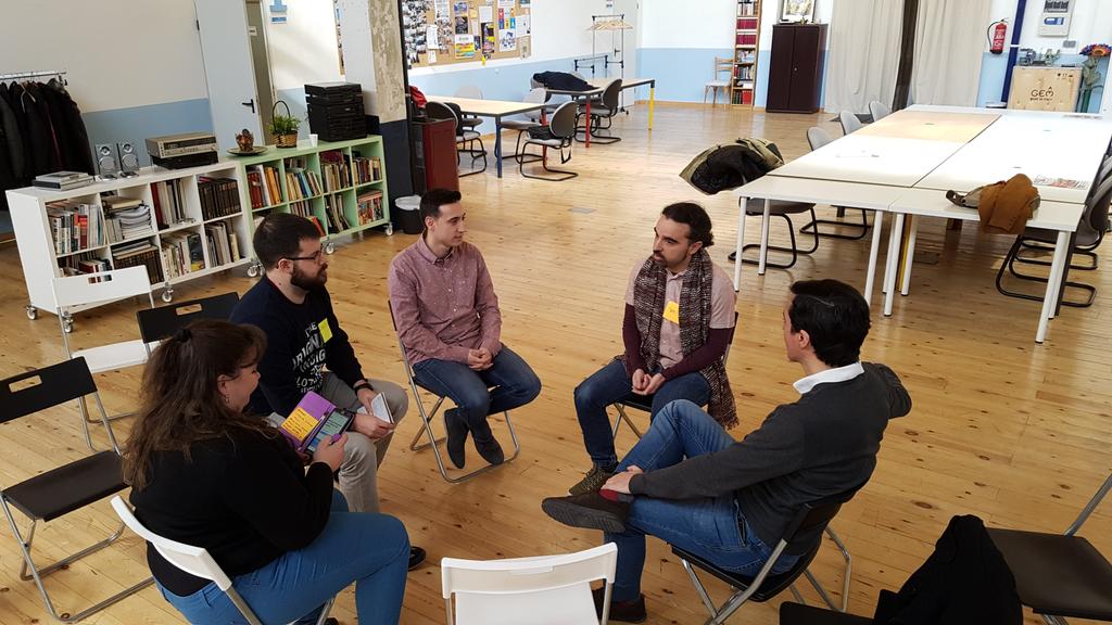 jbarlx's tweet image. Charlando sobre XP durante el #road2baos #baos2018