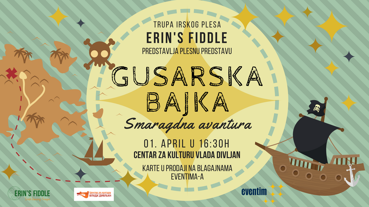 ErinsFiddle's tweet photo. Nakon uspešne premijere, novo izvođenje GUSARSKE BAJKE ! Dobrodošli! 🏴‍☠️🌕🌟☀️💦🌊⛵️⚓️ https://t.co/E8fvtDsHOZ