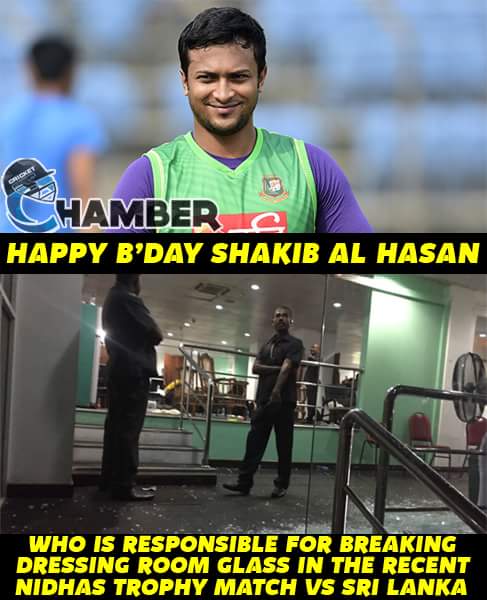 Happy Birthday Bangladeshi Skipper Shakib Al Hasan !!! 