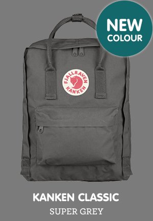 myfoxbag's tweet photo. NEW COLOUR! Super Grey now online, available in Classic, Mini and Laptop with free worldwide shipping - we love it, do you? #kanken #supergrey #freeshipping https://t.co/EKRrl06ccO
