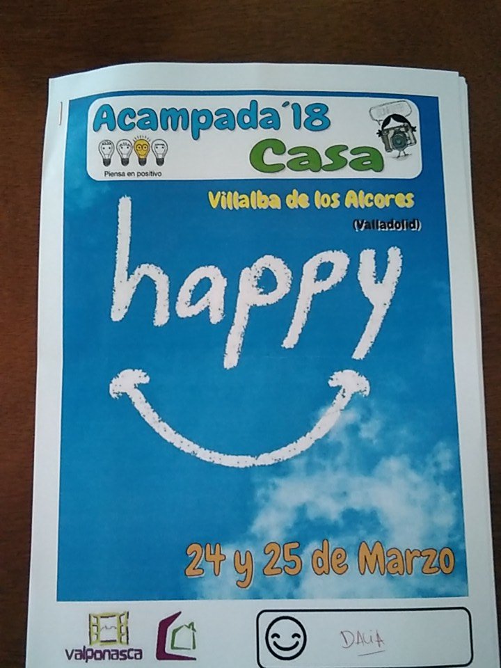 avalponasca's tweet photo. #AcampadaCasa18 @Valponasca , empezamos a conocernos y trabajar en grupo! Disfrutando en Las Cortas de Blas! Hoy estamos #happy https://t.co/K5CYN7L8Wu