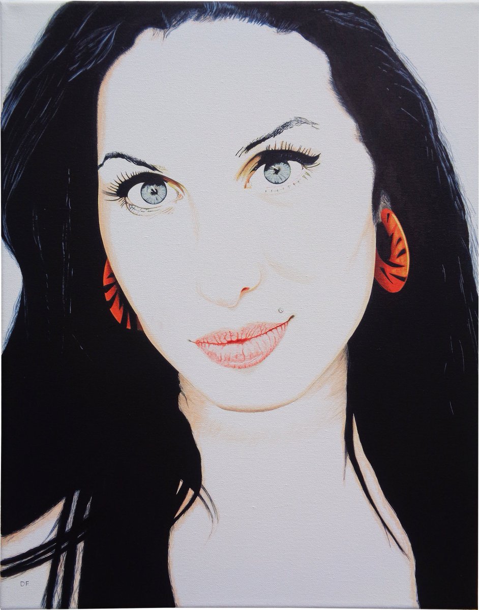 DaveFoordArt's tweet photo. @JanisWinehouse @mitchwinehouse @amywinehouse So that's my painting of #amywinehouse finished. Hope you like it, a retweet would be lovely if you do. #DaveFoordArt https://t.co/327Ea2DII8