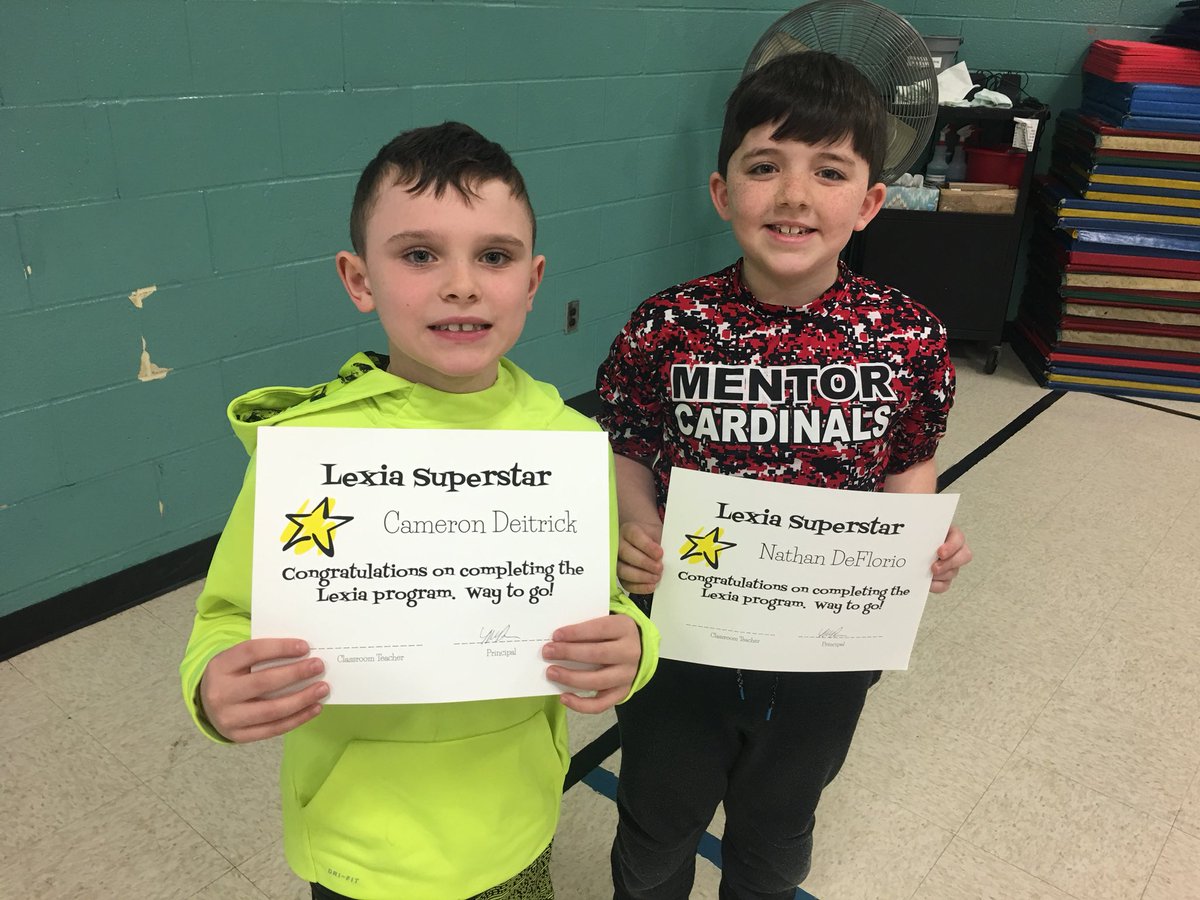 Way to go, Lexia Superstars!!! ⭐️ #TeamFairfax #OnceACard