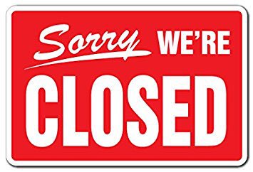 Due to rain and today’s forecast both golf shop and course will be closed today. We will reopen tomorrow at 9a.