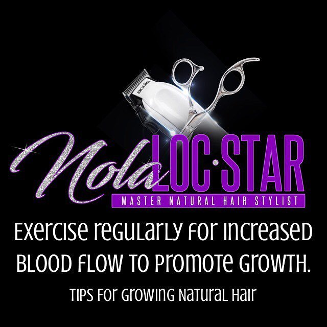 nolalocstar's tweet photo. Sitting. Standing still. These are not good for growing your hair. Take a walk. Go running. Play a game of basketball with your friends. Increased blood flow promotes hair growth. #WhoKnew #TipsForGrowth #locstyles #locs #nolalocstar #healthyhair https://t.co/1iiLvoXIQm https://t.co/5TgI7bYmmU