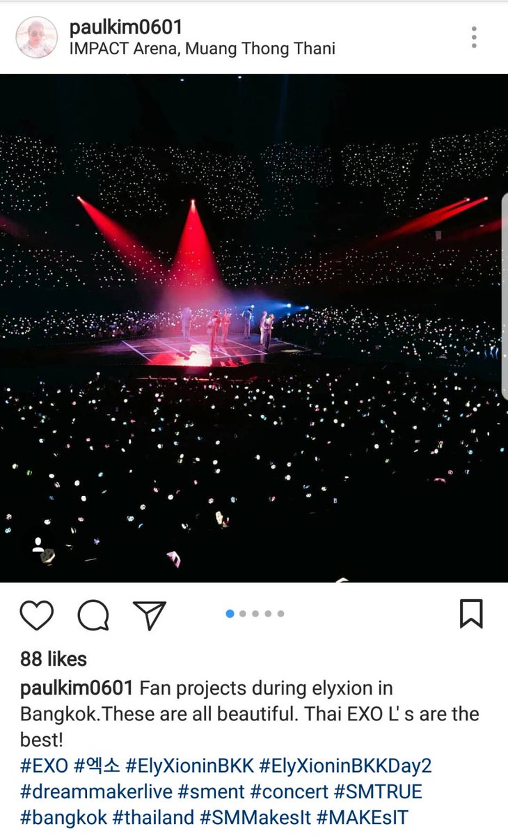 exothfan_union's tweet photo. สตาฟ SM ชาวเกาหลี คุณ Paul Kim ไปโพสใน Instragram เกี่ยวกับโปรเจกต์ #ElyXiOninBKK ถึง 2 โพส พร้อมแค๊ปชั่น "โปรเจกต์ทะเลสีรุ้งของแฟนไทยสวยและอเมซิ่งมาก พวกเขาสร้างทะเลอันน่าตื่นตะลึงให้กับเด็กๆ ของเรา" และ "แฟนโปรเจกต์ใน elyxion in Bangkok สวยทั้งหมดเลย เอ็กโซแอลไทยเจ๋งที่สุด!" https://t.co/RLsAB3I4ex