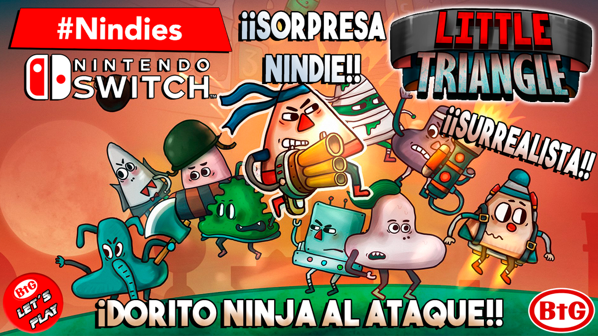 BehindTGames's tweet photo. #LITTLETRIANGLE ¡¡Dorito ninja al ataque!! | ¡SORPRENDENTE INDIE!
➡️https://t.co/XA0haVSken⬅️ https://t.co/hueO86T2hH