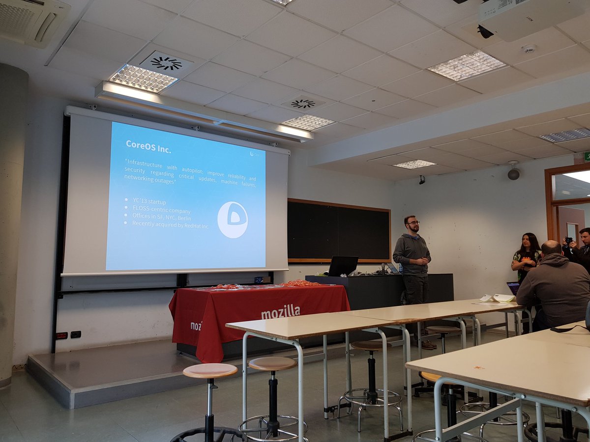 mozillaitalia's tweet image. Ancora #Rust con Luca Bruno che ci parla di #CoreOS @lucabruno a #mergeit18