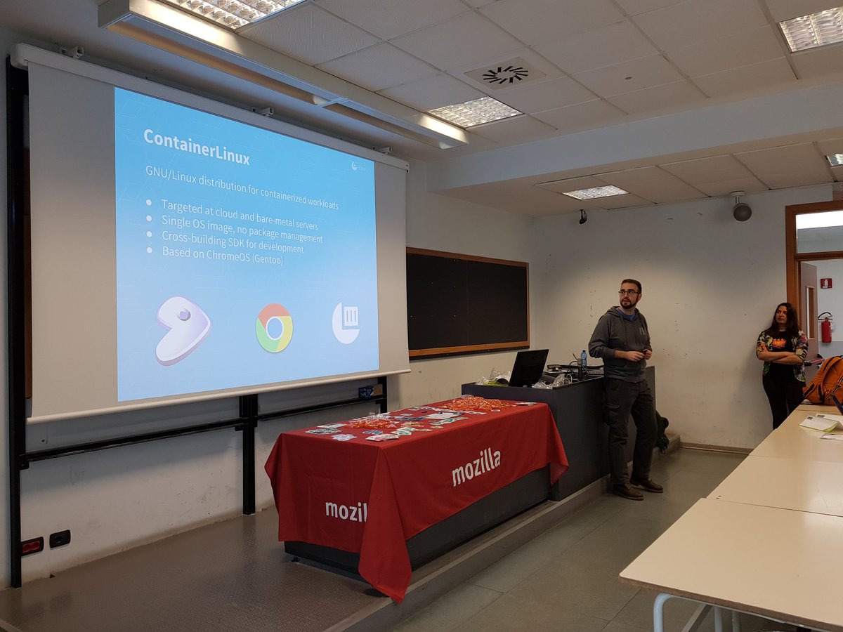 mozillaitalia's tweet image. Ancora #Rust con Luca Bruno che ci parla di #CoreOS @lucabruno a #mergeit18