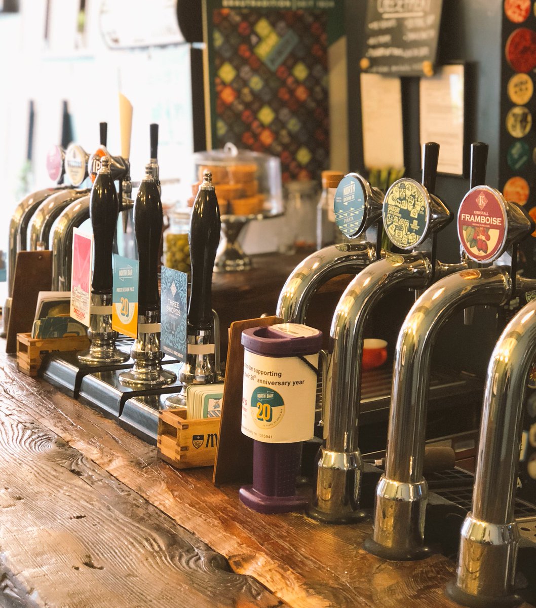 Pouring today: 
<a href="/NorthBrewCo/">North Brewing Co</a> Sputnik &amp; Piñata &amp; NB20 
<a href="/kirkstallbrew/">Kirkstall Brewery</a> 🗡 swords &amp; Framboise 
<a href="/MagicRockBrewCo/">Magic Rock Brewing</a> Saucery 
<a href="/Hardywood/">Hardywood Brewery</a> VIPA
<a href="/TurningPointbco/">Turning Point Brew Co</a> disco king 👑 
<a href="/VeltinsUK/">VeltinsUK</a> 
👋👋👋