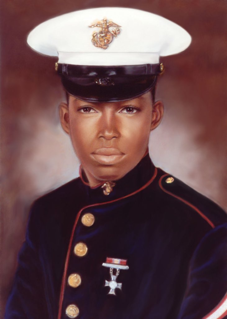 CMC_MarineCorps's tweet photo. Honored to join family, friends, and crew of the USS Ralph Johnson today at 10 am in Charleston, SC. Ship is named IHO US Marine PFC Johnson who earned the Medal of Honor in Vietnam where he gave his life to save his fellow Marines. https://t.co/5679dF0eL2 https://t.co/HUa7meo967