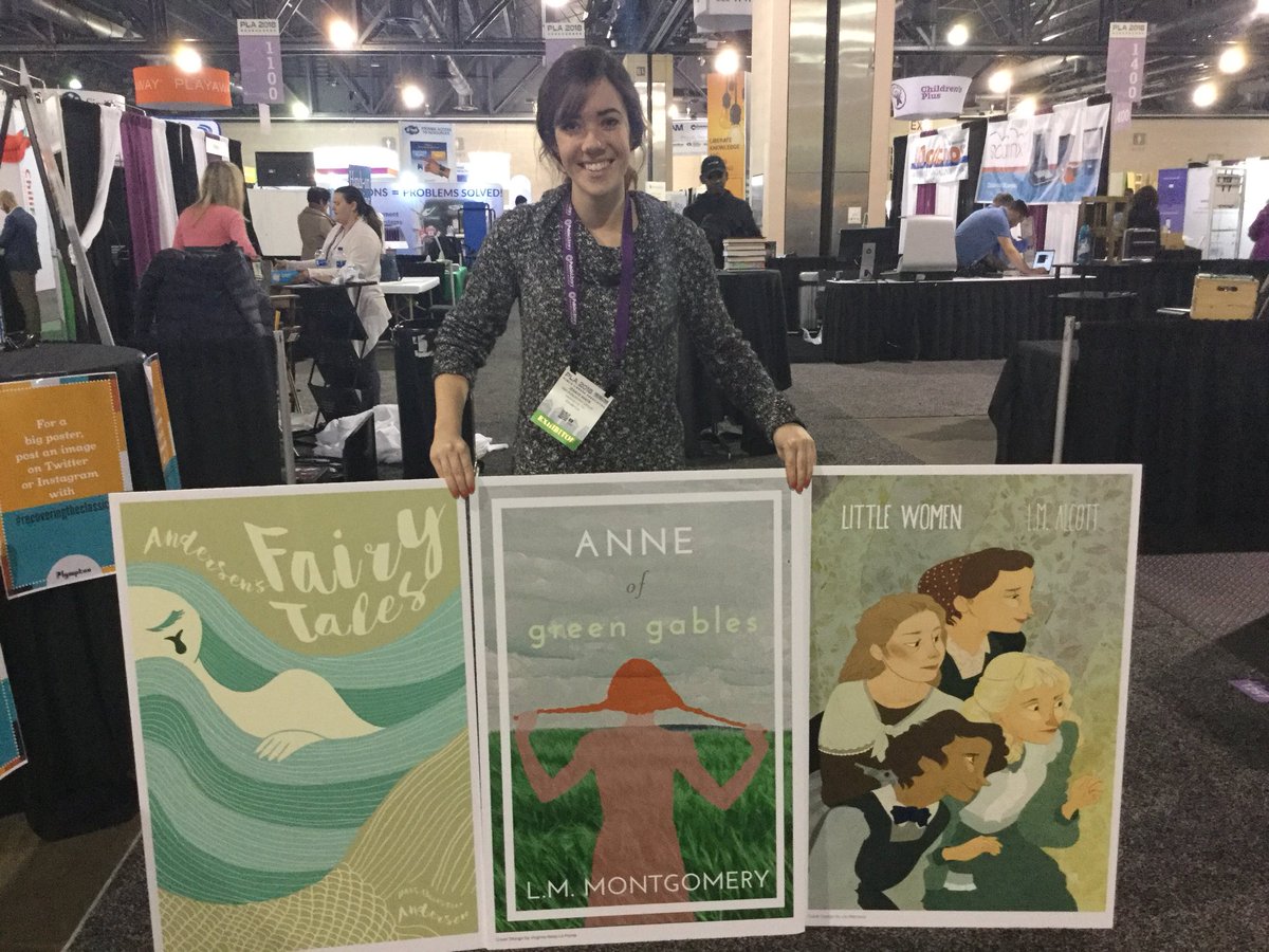 plympton's tweet image. The winners of the big posters at  #recoveringtheclassics at #PLA2018. We don’t want to ship posters home. So we have a very silent auction. So silent we won’t tell people unless they ask us about it