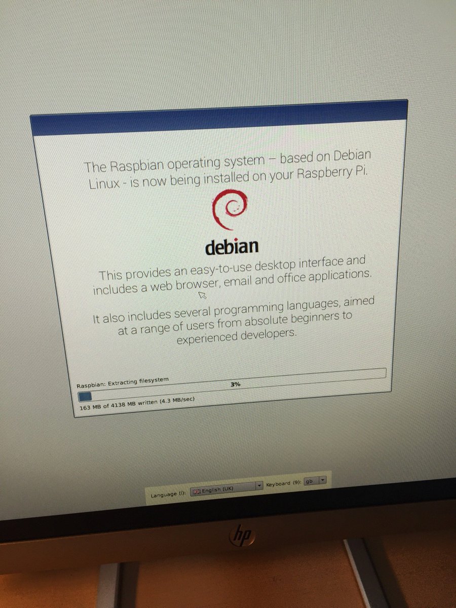 web_instructor's tweet image. Installing...#debian #RaspberryPi3B+ Cool stuff from @ThePiHut and @pimoroni