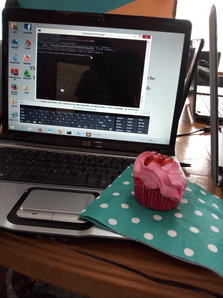 PamieXaxhex's tweet photo. Yummy😍😋 #cupcake for successful installation of #django...#djangogirlsho 
@ka_kafui @RGibrill @mcqhae @mcqueccu @djangoproject @djangogirlsho @PyGhana @ThePSF @jetbrains @gitlab https://t.co/khirOo6tr3