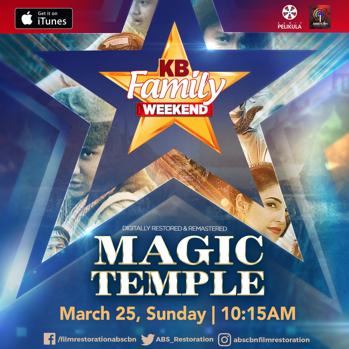 SagipPelikula's tweet photo. Bukas na! 
Watch the digitally restored #MagicTemple on ABS-CBN KB Family Weekend, 10:15AM!

#ABSCBNFilmRestoration #SagipPelikula https://t.co/46Z7BBgTsP