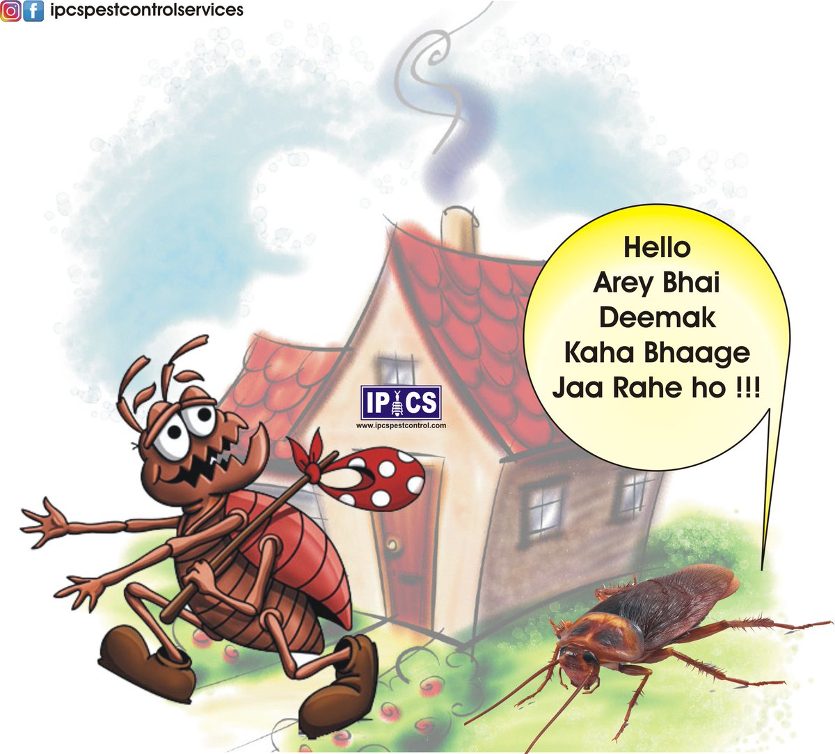 IPCSPestControl's tweet image. #IPCS 
दीमक, कॉकरोच और मच्छरों के लिए सिर्फ नाम ही काफी है...
#PestControlService #JaipurPestControl #LicensedKillerofTermitee #PestControllersJaipur #PestControlinJaipur#MosquitoControlinJaipur #TermiteControlinJaipur #AntiTermiteTreatment9414040103 | 9414840103