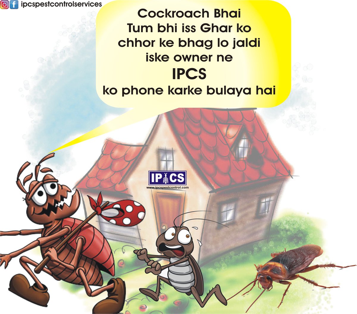 IPCSPestControl's tweet image. #IPCS 
दीमक, कॉकरोच और मच्छरों के लिए सिर्फ नाम ही काफी है...
#PestControlService #JaipurPestControl #LicensedKillerofTermitee #PestControllersJaipur #PestControlinJaipur#MosquitoControlinJaipur #TermiteControlinJaipur #AntiTermiteTreatment9414040103 | 9414840103