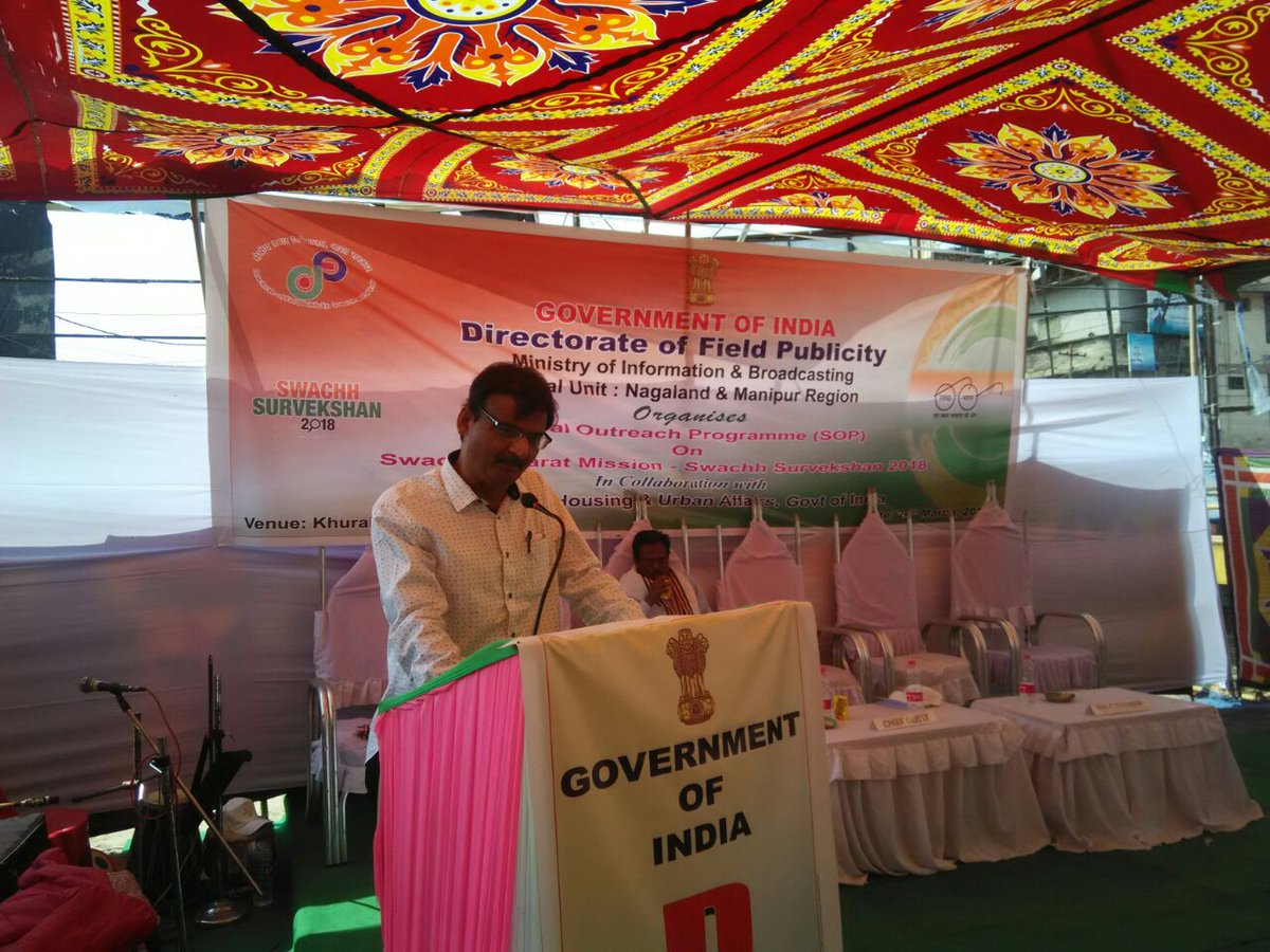 airnews_aizawl's tweet photo. #Manipur: Glimpses of #SwachhSurvekshan2018 #SwachhBharatMission organised by the Directorate of Field Publicity (Nagaland & Manipur Region) @DFP_India under @MIB_India at #Imphal today #CleanIndia #CleanManipur #CleanNorthEast @DGNorthEast https://t.co/ipP6UCVaEs