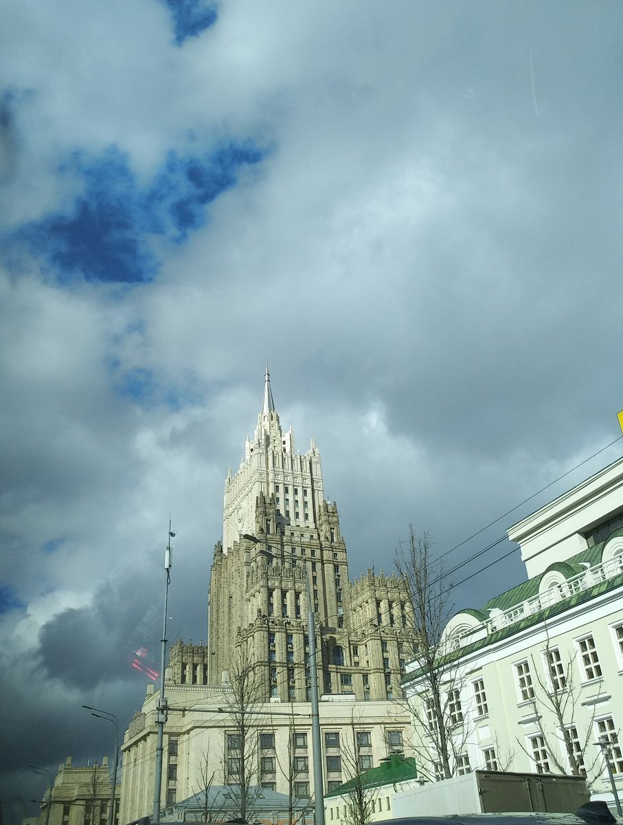 The mighty home of the Russian Foreign Ministry in #Moscow. #Travel #Photography