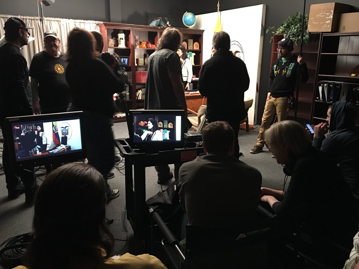 jimmygilmore's tweet image. Filming has begun on our new series Embassy Suite. Gonna be awesome!