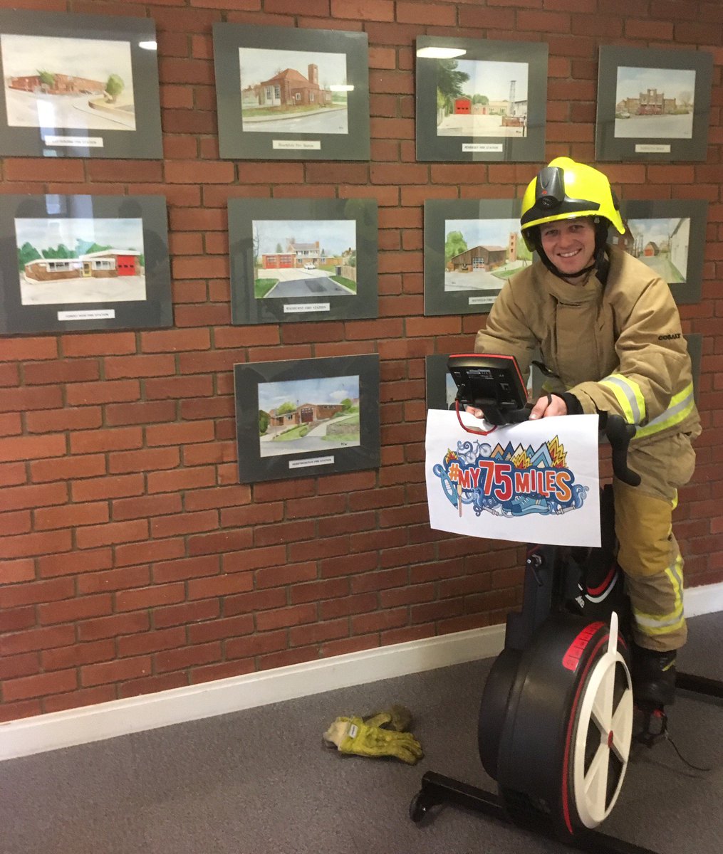 Red Watch are back! It’s been 14 days since we challenged <a href="/ThisisDavina/">Davina McCall</a> to be part of our #my75miles challenge for <a href="/firefighters999/">Fire Fighters Charity</a> at our open day in June. (Don’t worry, it’s after #thebigsussexbikeride) #eastsussex #firefamily #fitnessinspiration