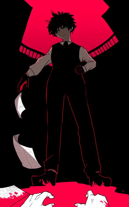 【※注意】Villain DEKU
MMD見ると描きたくなる… 