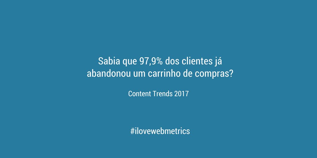 dianacordeiromd's tweet photo. Por isso mesmo é tão fundamental ter uma estratégia de recuperação desses clientes. #ilovewebmetrics #ecommerce #digitaltrends https://t.co/E43BWmw16k