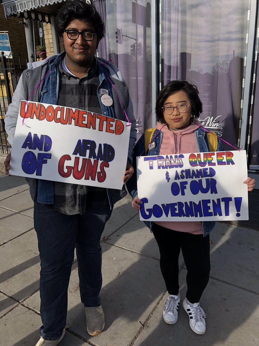 OUrBaddies's tweet photo. RB member Pickles is getting ready to head to the march. Tune in through livestreams near you or donate to @AMarch4OurLives https://t.co/cm0R6k43Oi