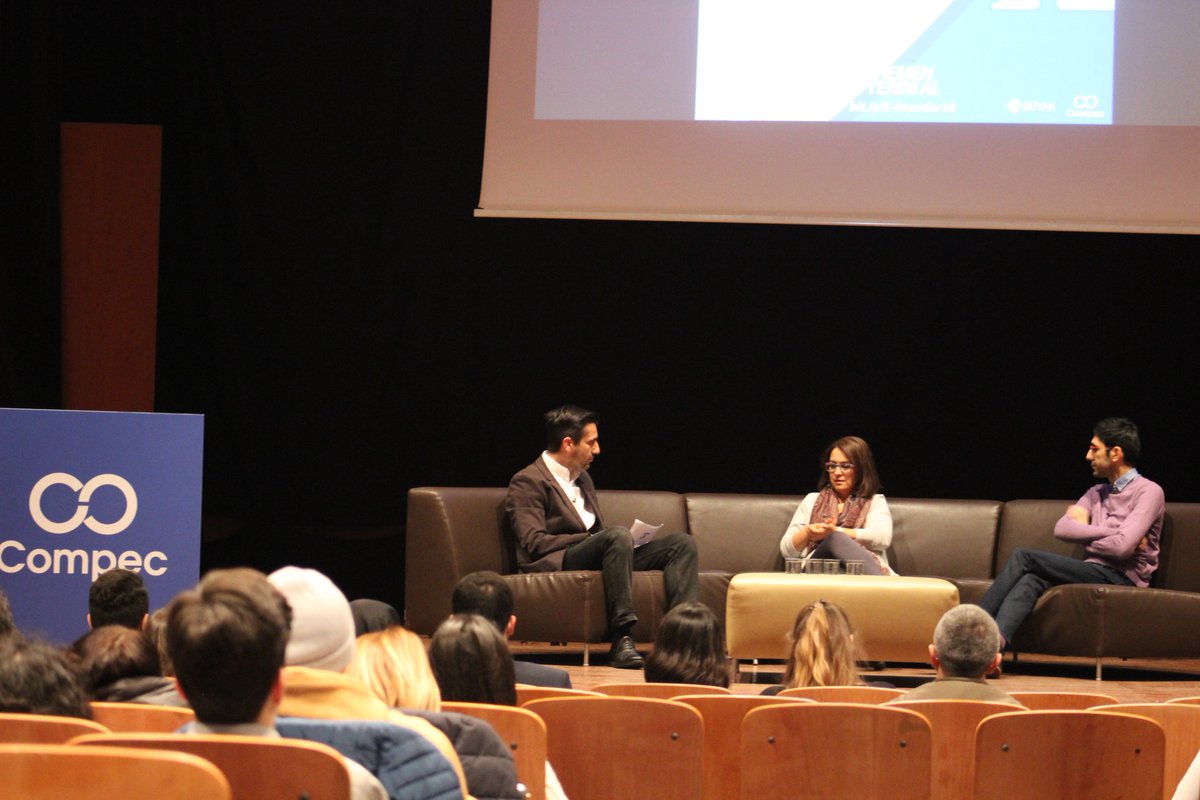 efounderboun's tweet image. @armutcom Co-Founder&apos;ı @basaktaspinar , @youtholding Founder&apos;ı @emrahkaya , Yrd. Doç. Dr. @oguzhan Aygören moderatörlüğünde &quot;Girişimini Nasıl Büyütürsün?&quot; panelinde bizleri aydınlattı. #bouncompec #compecrocks #efounderboun #efounder