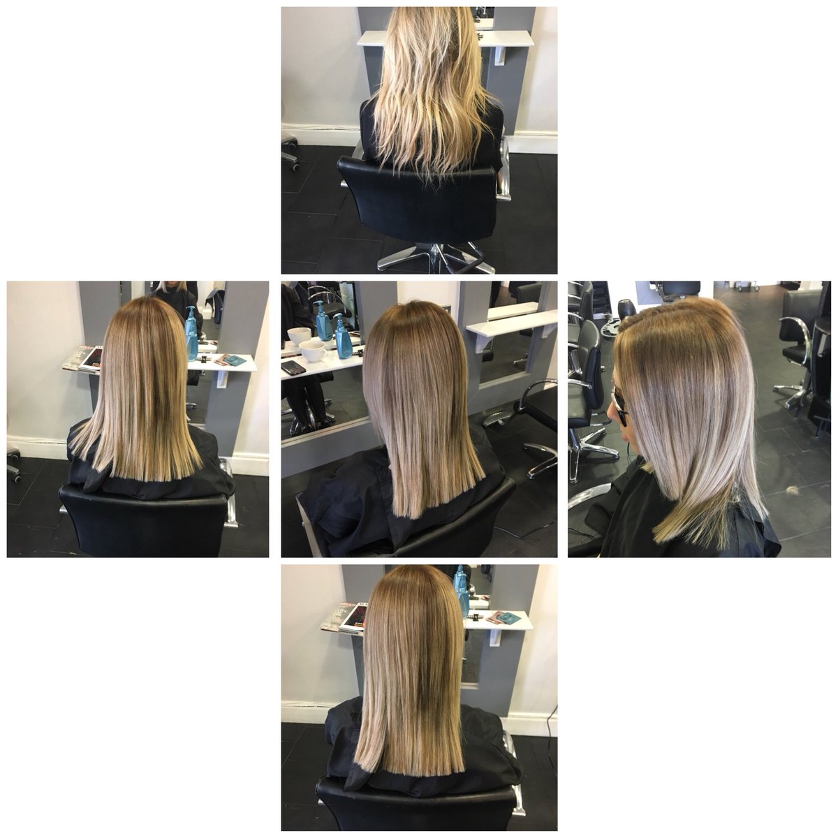 AbstractHairCo's tweet image. Our beautiful Zoey went from high lights to a lovely Balayage. Gourgous results by Louise 💆‍♀️💁‍♀️ #colour #balayage #wirralhairsalon @FUDGEHAIR @olaplex