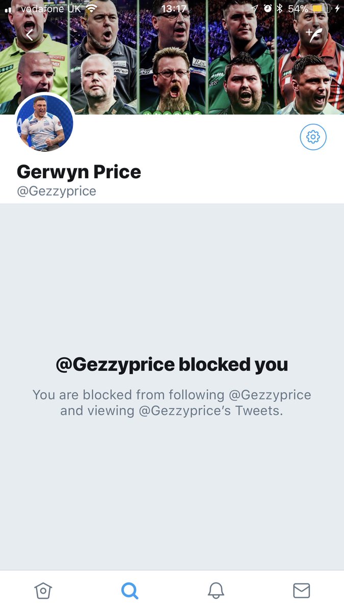 StefCatlow's tweet photo. Oops. Think I upset Gerwyn Price... https://t.co/Sa4JGojUEj